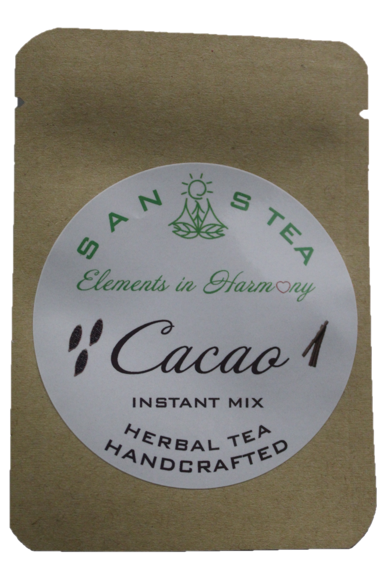 SanosTea Cacao cinnamon Premium Organic Herbal instant tea