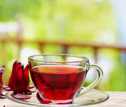 SanosTea Hibiscus Rose Premium Organic Herbal tea