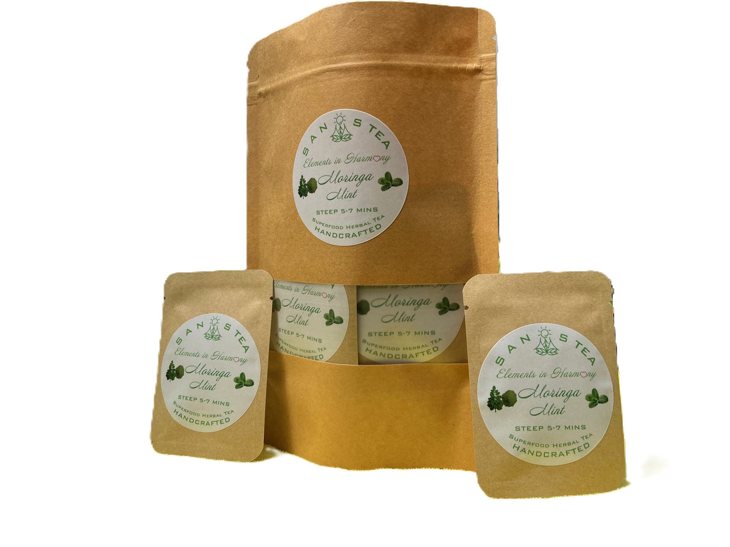Sanostea Moringa Mint Organic Premium Herbal Tea