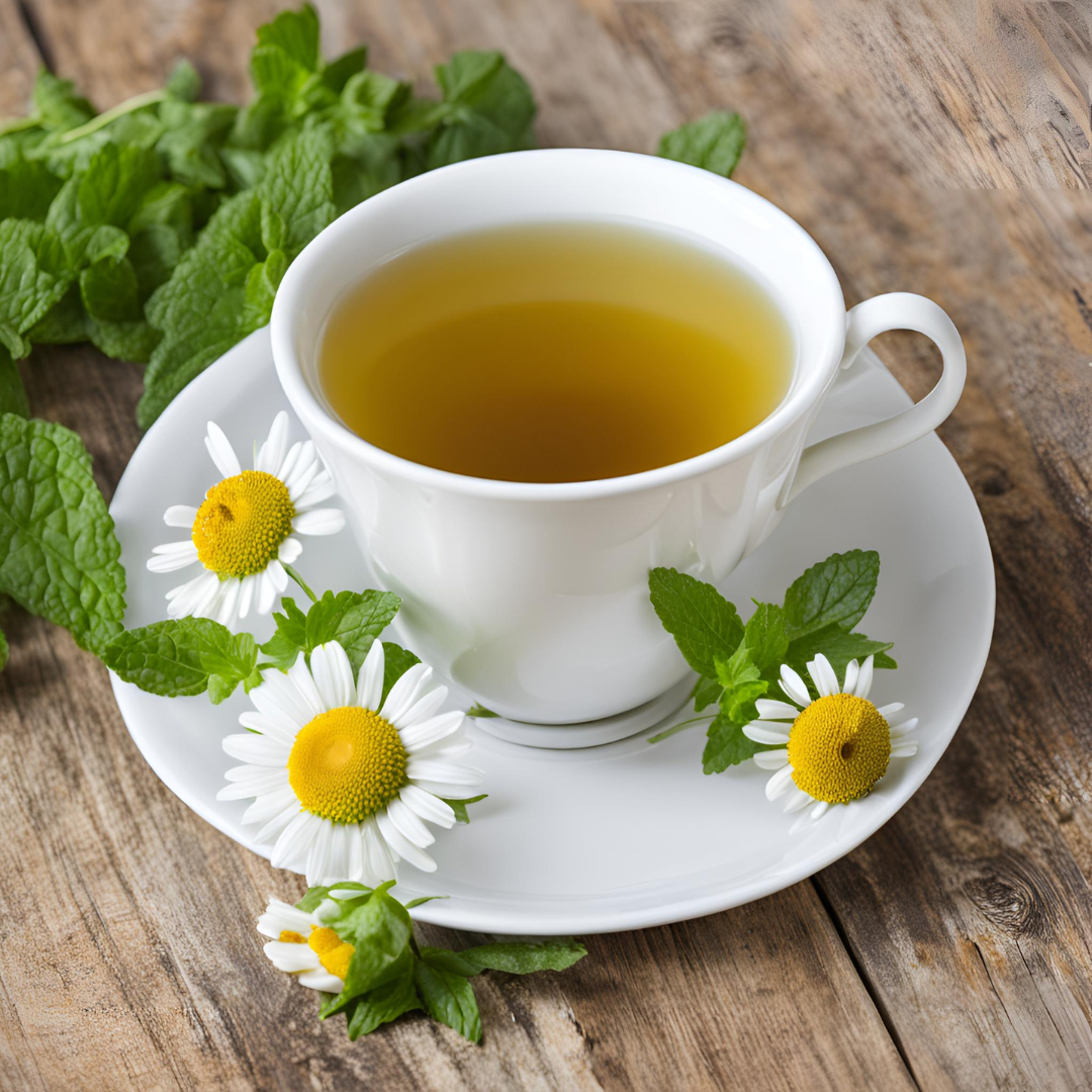Sanostea Chamomile Mint Premium Organic Herbal Tea