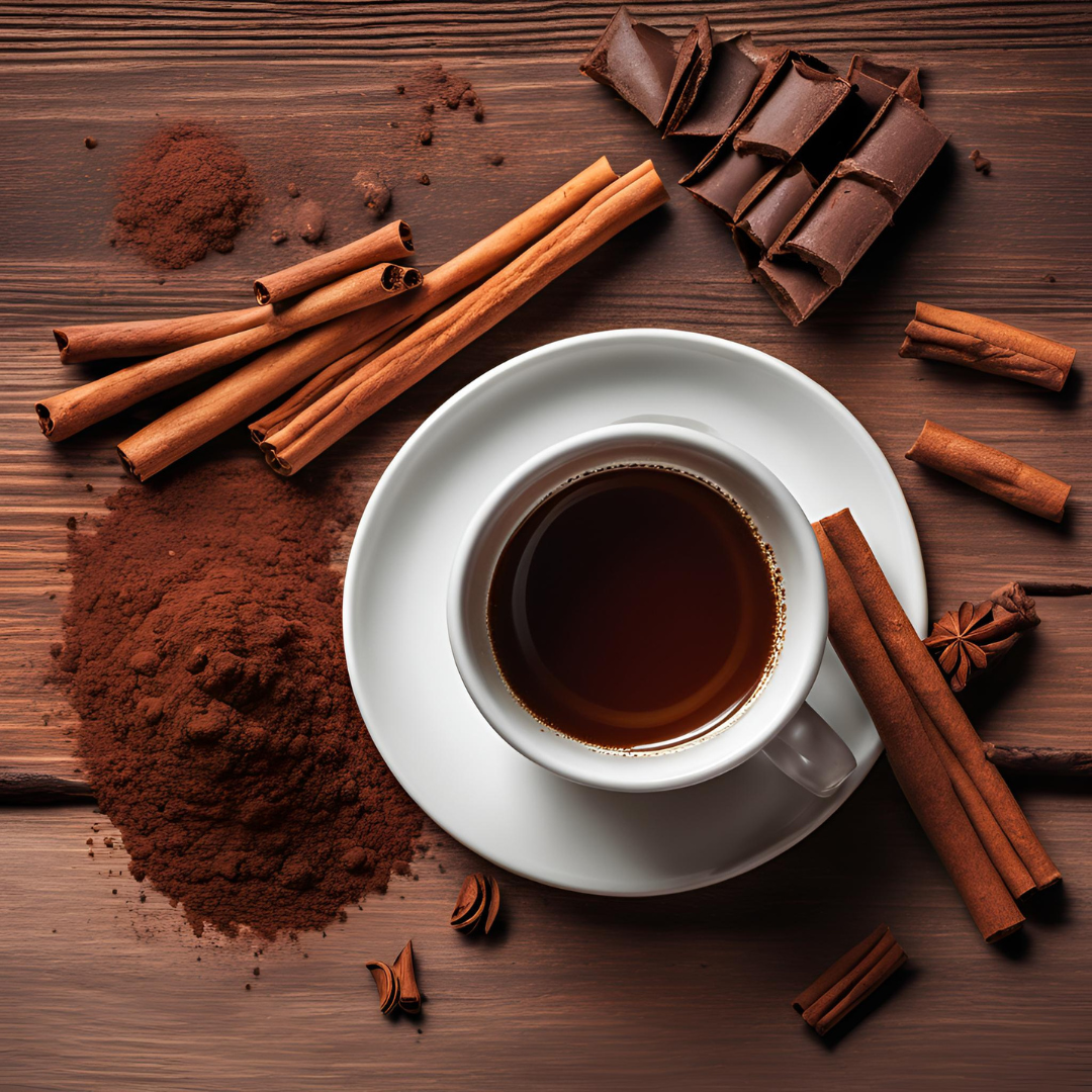 SanosTea Cacao cinnamon Premium Organic Herbal instant tea
