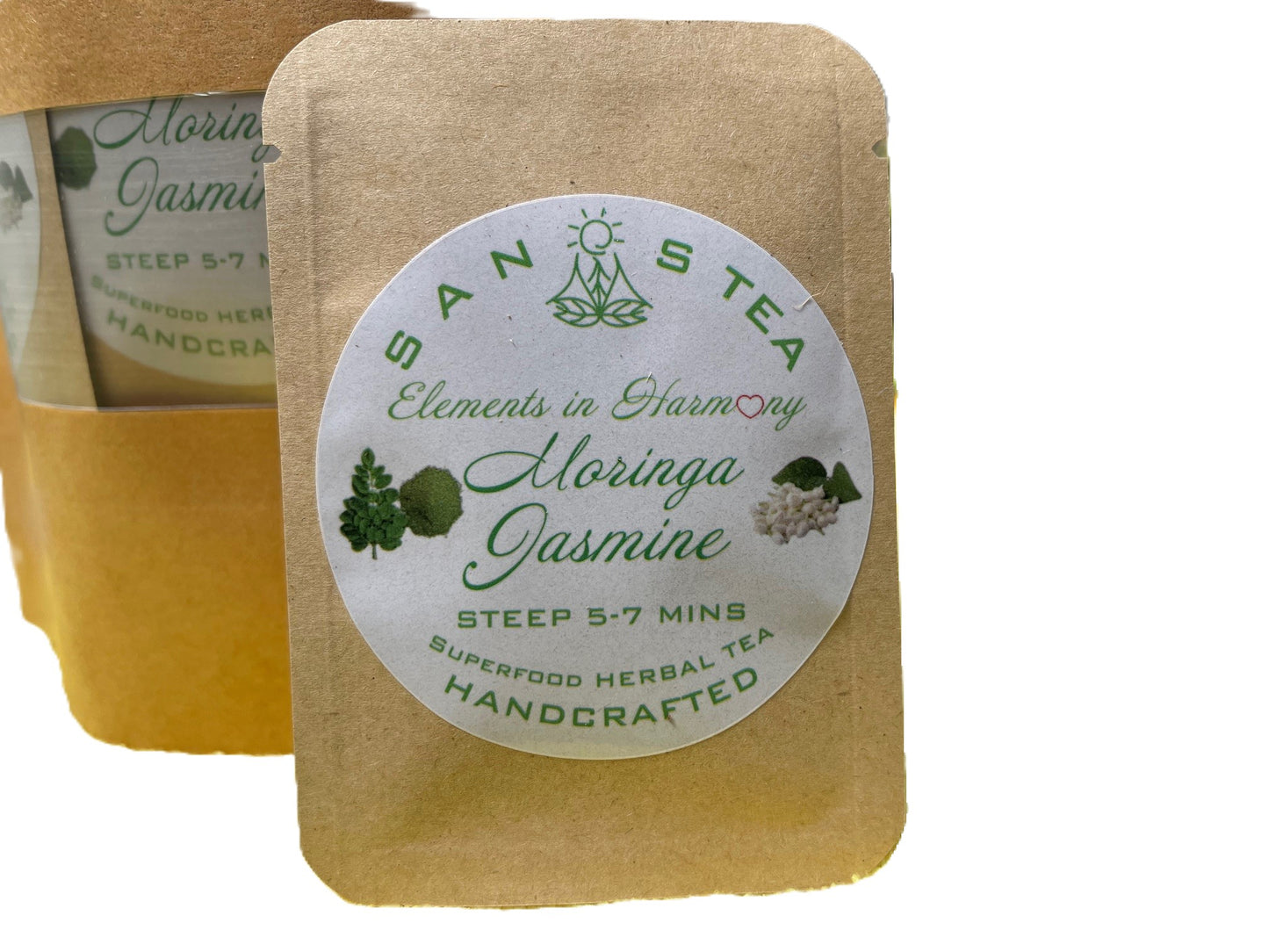 SanosTea Premium Organic Moringa Jasmine Tea