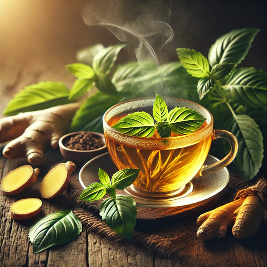 Tulsi Ginger Tea: A Sip of Wellness, Delivered to Your Door