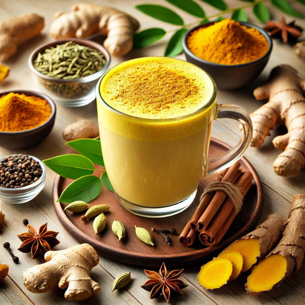 Golden Bliss: Ashwagandha Turmeric Latte Recipe with a Ghee-Infused Finish
