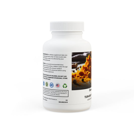 Sanos Turmeric with BioPerine® (Black Pepper Fruit Extract) Supplement (60 Capsules)