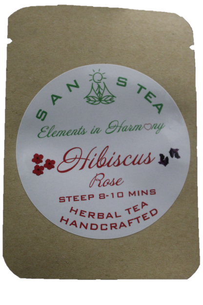 Satkrut SanosTea Hibiscus Rose Premium Organic Herbal tea